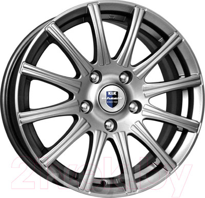 Литой диск K&K Сиеста (КС477) 13x5" 4x98мм DIA 58.5мм ET 38мм Дарк платинум