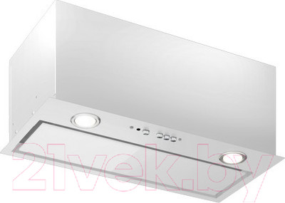 Вытяжка скрытая Elikor Cube 60П-650/235568 (белый/белый)