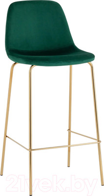Стул барный Stool Group Валенсия SN OS-001B HLR-56 gl (велюр зеленый/золотые ножки)