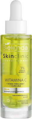 Сыворотка для лица Bielenda Skin Clinic Professional Witamina C Осветляющая и питательная (30мл)