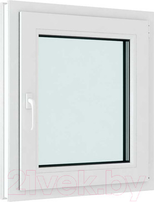 Окно ПВХ Brusbox Futuruss Одностворчатое Поворотно-откидное правое 3 стекла (1300x1000x70)