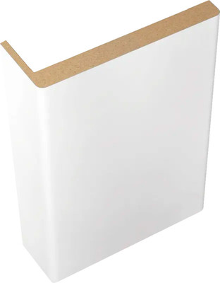 Наличник Velldoris Эмаль телескопический R5 70x25x2200 / VD1010172 (белый RAL 9003)