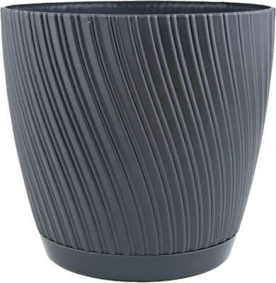 Кашпо Formplastic Mika Eco FP-4550 (антрацит)