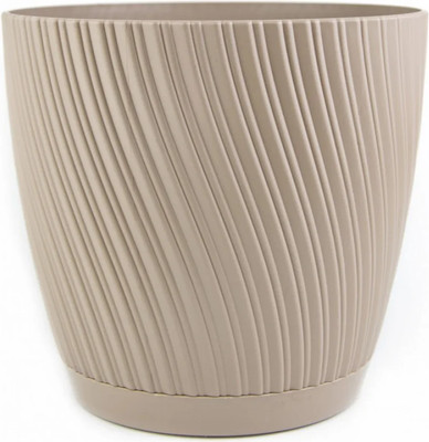 Кашпо Formplastic Mika Eco FP-4560 (серо-бежевый)