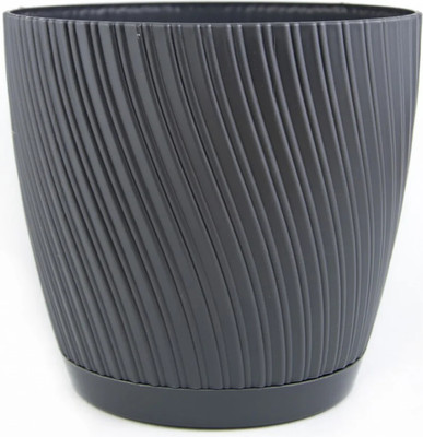 Кашпо Formplastic Mika Eco FP-4560 (антрацит)