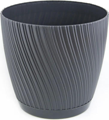 Кашпо Formplastic Mika Eco FP-4570 (антрацит)