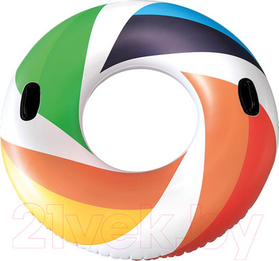 Надувной круг ECOS Цветное колесо SC-51 / 993151