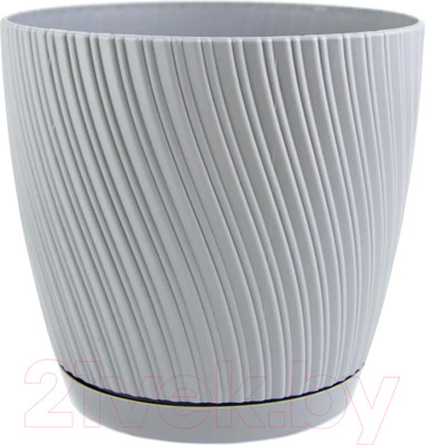 Кашпо Formplastic Mika Eco FP-4590 (платина)