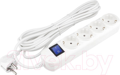Удлинитель Power Cube PC-4B-3M (белый)