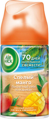 Сменный блок для освежителя воздуха Air Wick Freshmatic Тропические фантазии Спелый манго (250мл)