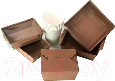 Набор одноразовой посуды Paperko Н6 (10шт)