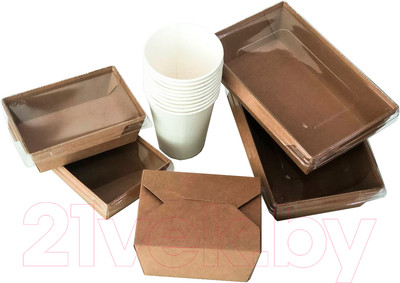 Набор одноразовой посуды Paperko Н7 (15шт)