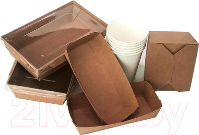 Набор одноразовой посуды Paperko Н10 (15шт)