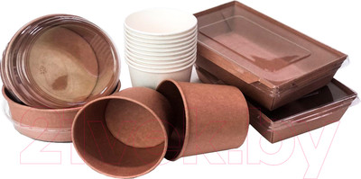 Набор одноразовой посуды Paperko Н11 (16шт)