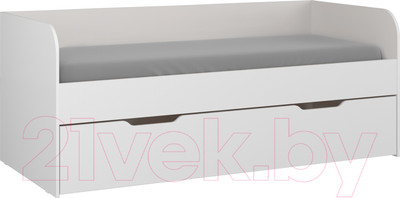 Двухъярусная выдвижная кровать Премиум Зефир (белый)