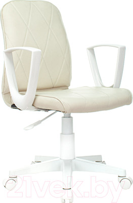 Кресло офисное Бюрократ CH-W327 (слоновая кость OR-10/белый)