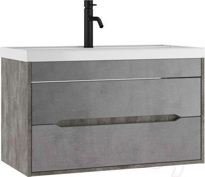 Тумба под умывальник Домино Bazis 90 Loft В2 (бетон)