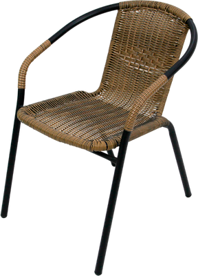 Стул садовый Garden Story К набору Марсель / WR2719 (черный/желто-черный)