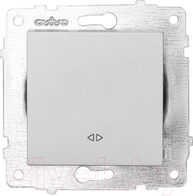 Выключатель Ovivo 600-000210-214 (серебристый)