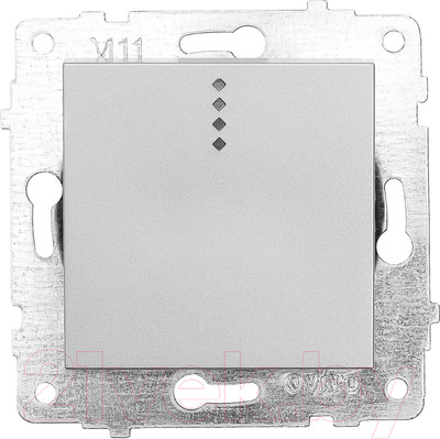 Выключатель Ovivo 600-000210-201 (серебристый)