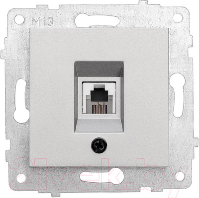 Розетка Ovivo 600-000310-221 (серебристый)