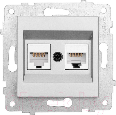Розетка Ovivo 600-000310-230 (серебристый)