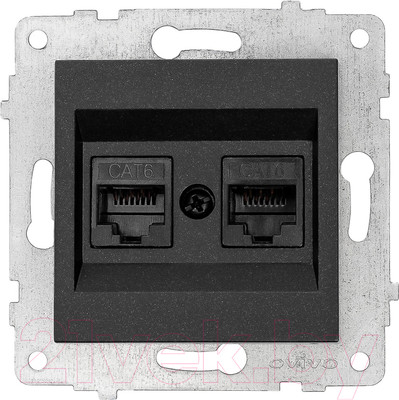 Розетка Ovivo 600-000317-230 (черный)