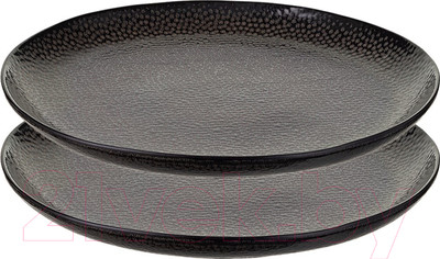Набор тарелок Liberty Jones Dots / LT-LJ-DPLDT-CRB-26 (2шт, черный)