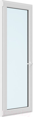 Дверь балконная Brusbox Futuruss Поворотно-откидная левая без импоста 3 стекла (2000x600x70)