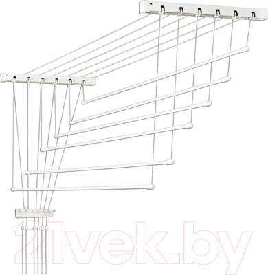 Сушилка для белья Comfort Alumin Group Потолочная 6 Прутьев 160см (алюминий/белый, металлическое крепление)
