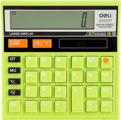 Калькулятор Deli Rio / 39231FGREEN (салатовый)