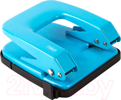 Дырокол Deli Rio / 0137 (голубой)