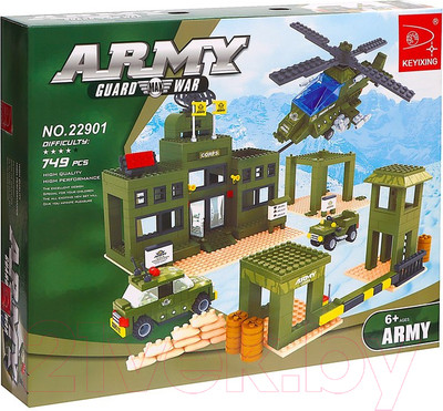 Конструктор Keyixing Военная база / 576080