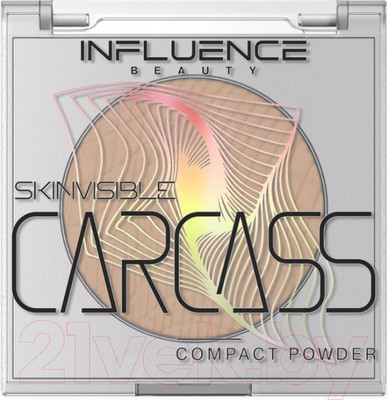 Пудра компактная Influence Beauty Skinvisible Carcass тон 04 (4.2г)