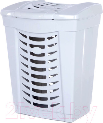 Корзина для белья Полесье №1 480x390x615мм / 07572 (60л, дымчатый)