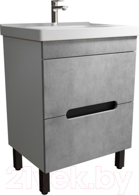 Тумба под умывальник Mixline Честер 60 551731 (бетон)