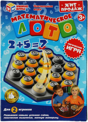 Настольная игра Умные игры Математическое лото / 1905K249-R