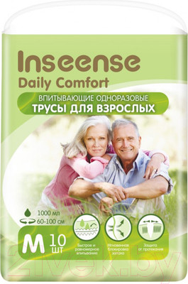 Трусы впитывающие для взрослых Inseense М / Ins10aduetM (10шт)