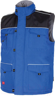 Жилет рабочий ArtMas Prof-Top утепленный (р.60-62, синий/черный)