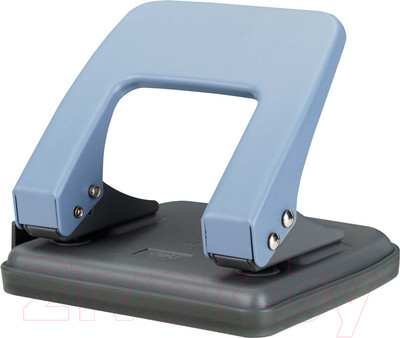 Дырокол Deli Start / 0102 (синий/серый)