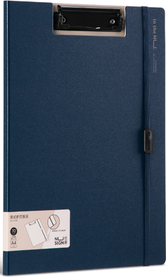 Планшет с зажимом Deli Nusign / NS180 (синий)