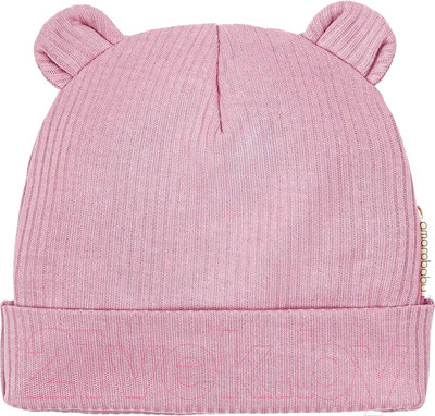 Шапочка для малышей Amarobaby Fashion Bear / AB-OD22-NE16FBe/06-38 (розовый)