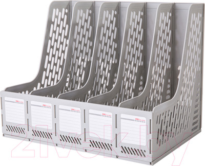 Лоток для бумаг Deli Quali / 9838 (серый)