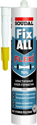 Клей-герметик Soudal Fix All Flexi гибридный /134902 (290мл, серый)