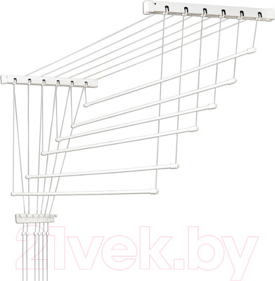 Сушилка для белья Comfort Alumin Group Euro Premium Потолочная 6 прутьев 290см (алюминий/белый)