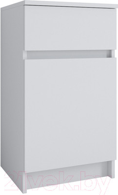 Тумба в прихожую ДСВ МПТ 400 (белый)