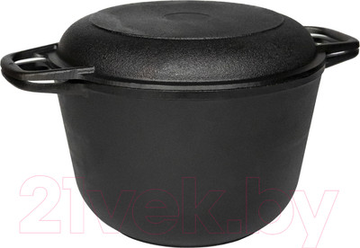 Кастрюля Гардарика 1304-4 (4л с крышкой-сковородкой)