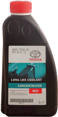 Антифриз Toyota/Lexus Long Life Coolant Концентрат / 0888980015 (1л, красный)