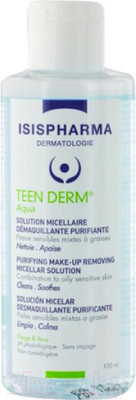 Мицеллярная вода ISISPHARMA Teen Derm Aqua для комбинированной и жирной кожи (100мл)
