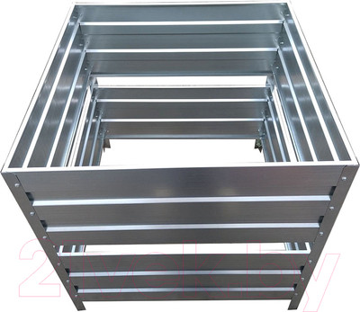 Компостер Формула качества Оцинкованный без крышки 1000x1000x1000 (неокрашенный)